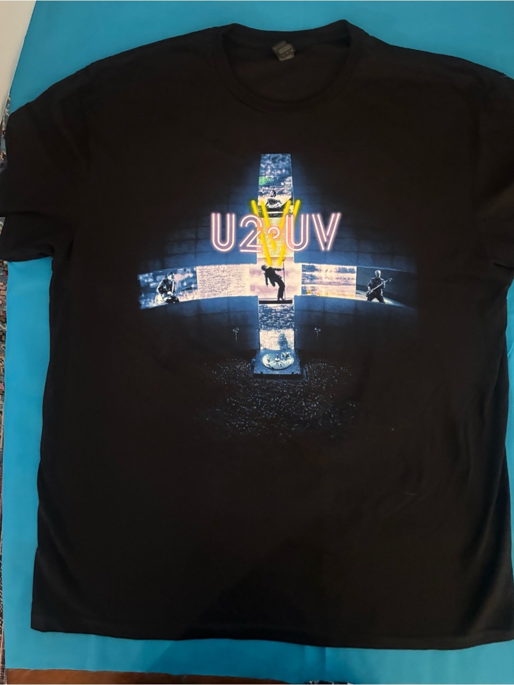U2 UV Tour Black Graphic Tee